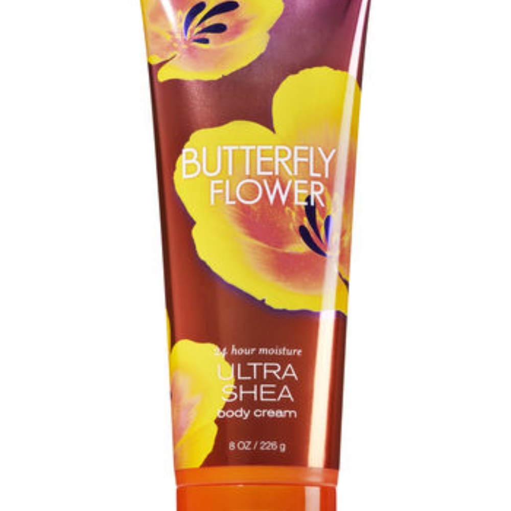 BATHY BODY WORKS BUTTERFLY FLOWER BODY CREAM